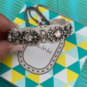 Stella & Dot adjustable leather bracelet